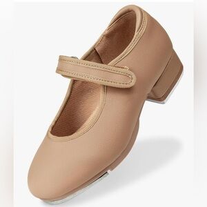 Stelle Tap Shoes Beige Leather Size 7